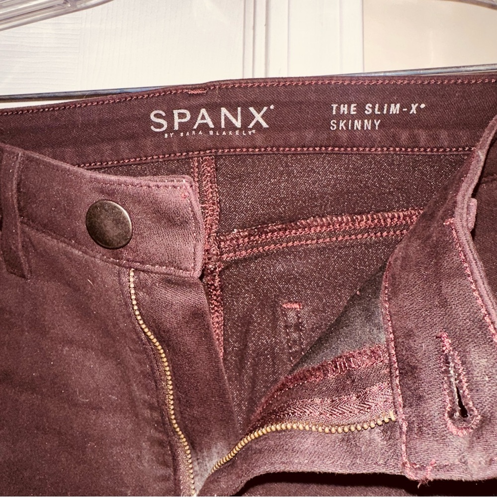 SPANX Black Skinny Jeans Luxurious Texture
